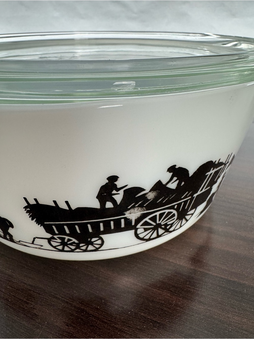 Rare Vintage English Pyrex JAJ 1960’s Haymaker Casserole Dish w/ Lid - Picture 3 of 7